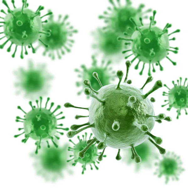 Virus de células 3d — Foto de Stock