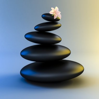 3D zen - spa taşlar
