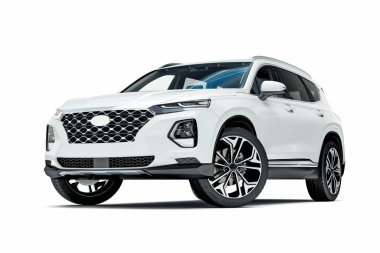 Modern lüks SUV 'nin 3D tasarımı