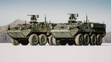 3D askeri zırh aracı