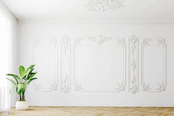 Render Beautiful Interior Design Mock Empty Frame — Stok fotoğraf