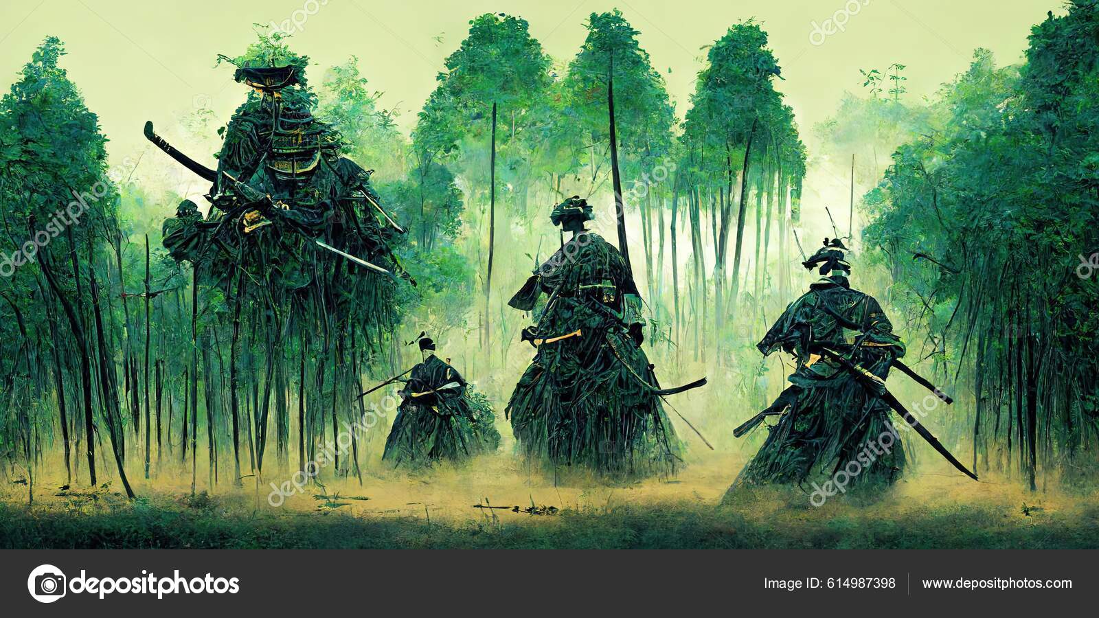 Afro Fighting Enemy Art - Afro Samurai Art Gallery