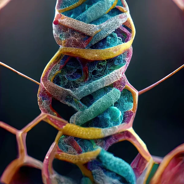 DNA structure, microscope view inside human body, cells, microorganism, cellular structure, cell life