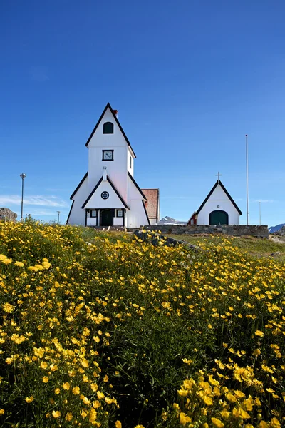 Kirche von Nanortalik Stockfoto