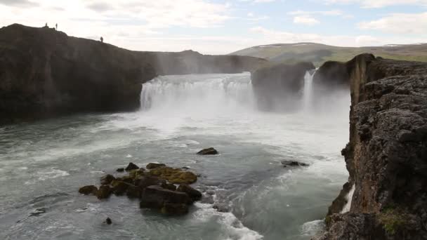 Godafoss. — Vídeo de Stock