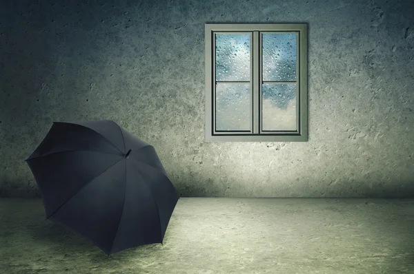 Regenschirm vergessen — Stockfoto