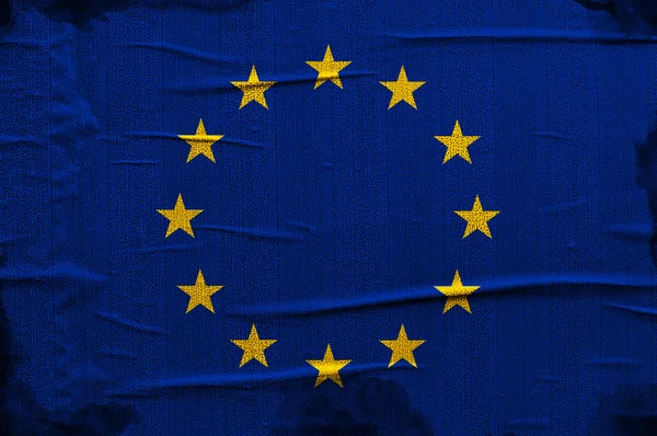 Grunge Europian Union flag — Stock Photo, Image