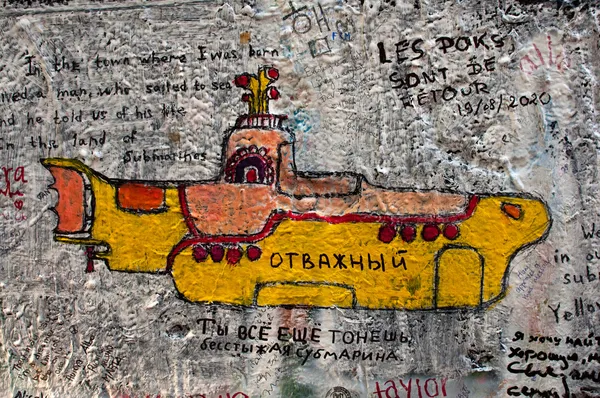Mur Lennon à Prague — Photo