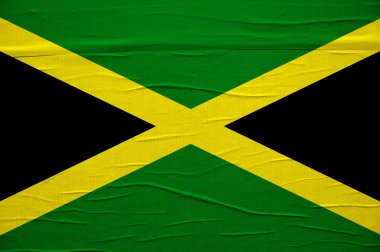 Jamaican flag clipart
