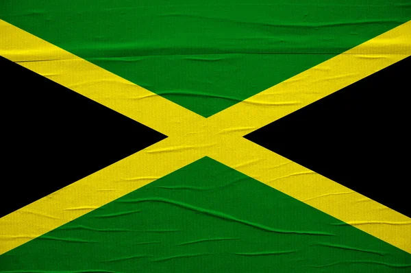 Jamaicas flagga — Stockfoto