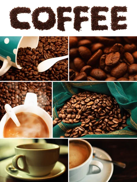 Coffe Collage — Stock Photo, Image
