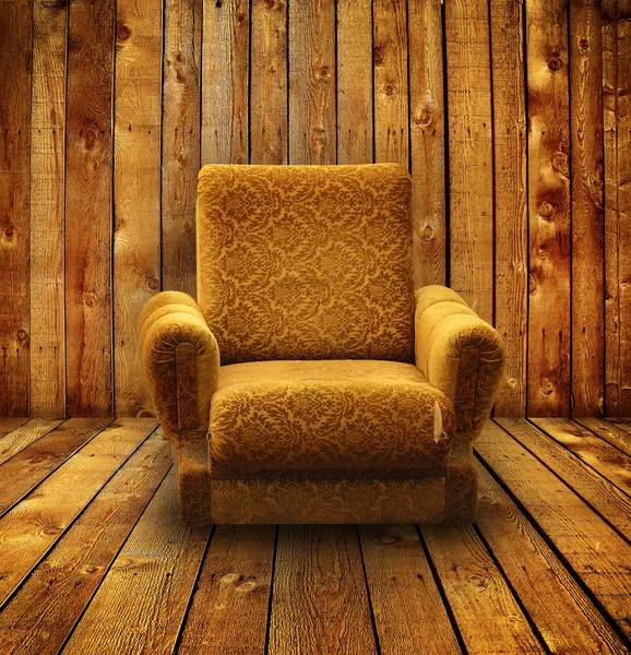 Старое кресло — стоковое фото