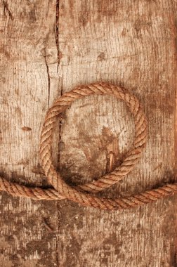 halat gemi ve ahşap arka plan yıpranmış