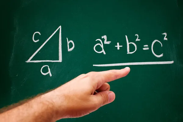 Pythagorean theorem — Stock Photo, Image