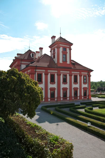 Troya castle w Pradze — Zdjęcie stockowe