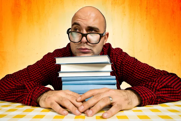 Studenten met boeken — Stockfoto