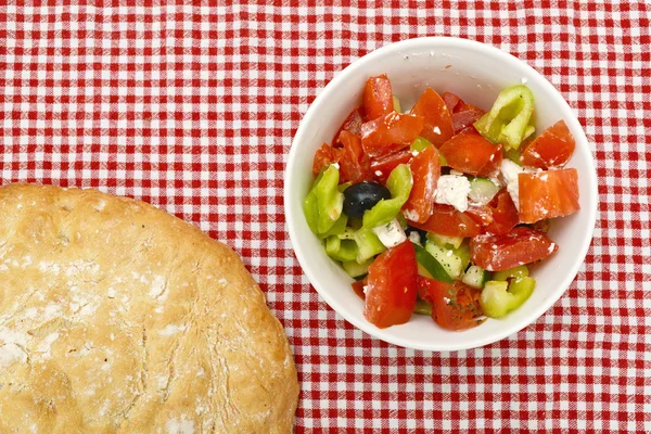 Greek salad — Stock Photo, Image