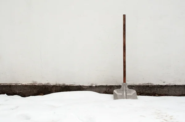 Schneeschaufel — Stockfoto