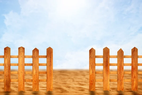 Wooden fence — Stock Photo, Image