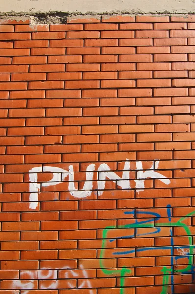 Punková grafitti — Stock fotografie