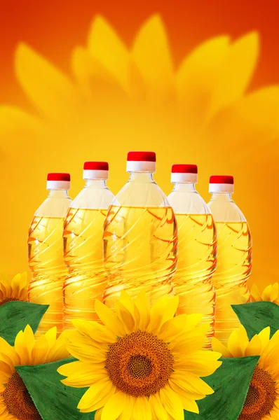 Slunečnicový olej — Stock fotografie