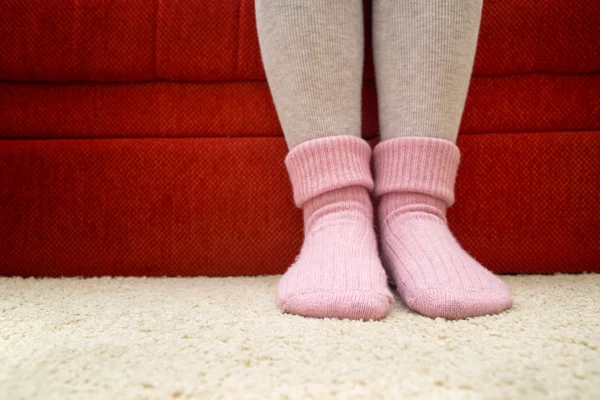 Warm woolen socks — Stock Photo, Image