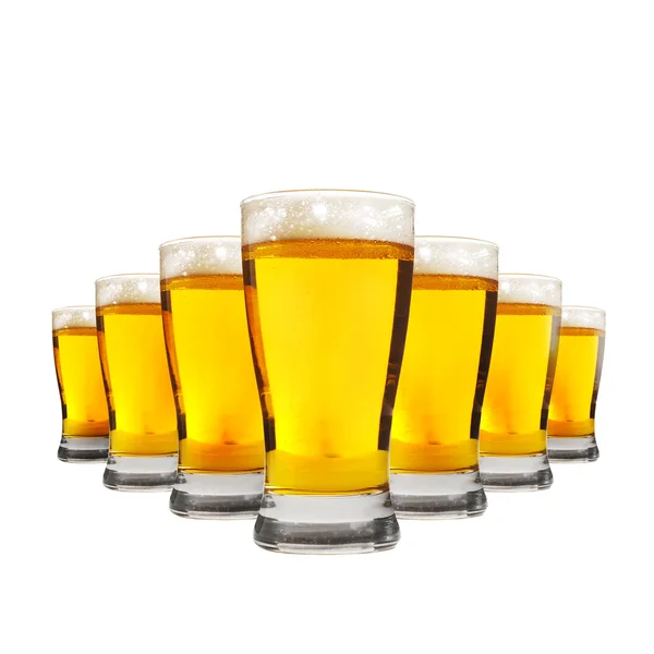 Beer glasses — Stock Photo, Image