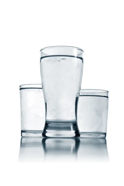 Glas water — Stockfoto