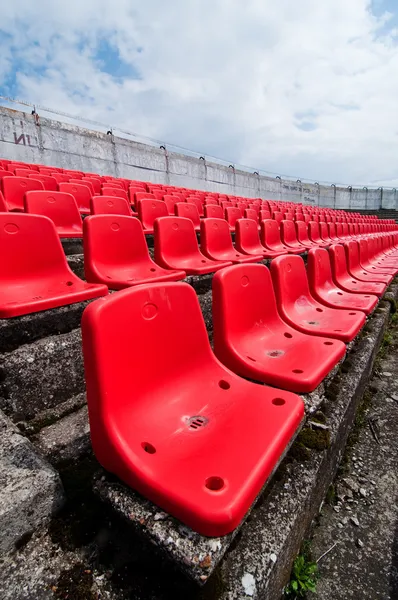 Muster der Stadionsitze — Stockfoto