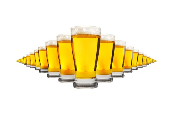 Beer glasses — Stock Photo, Image