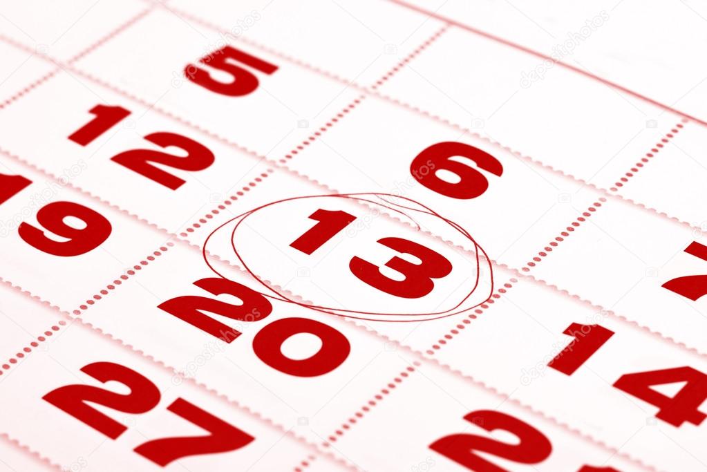 Thirteenth day in calendar detail