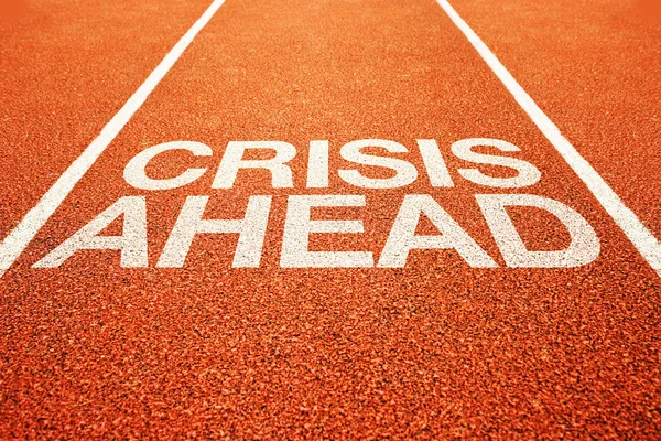 Crisis ahead — Stock Photo, Image