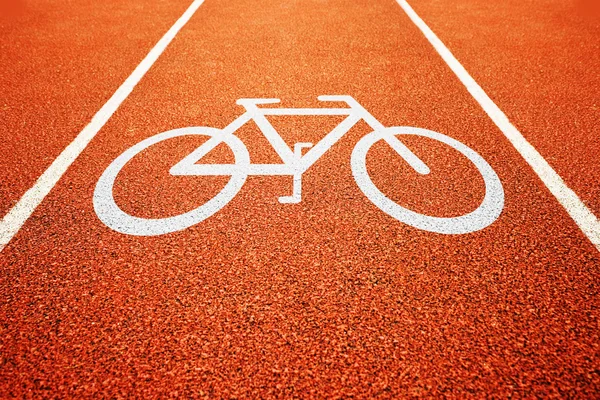 Faixa de bicicleta — Fotografia de Stock