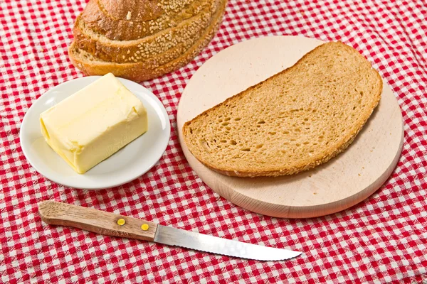 Brot und Butter — Stockfoto