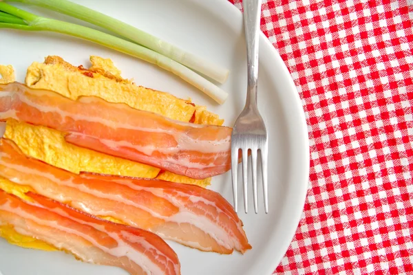 Bacon and eggs — Stock Photo, Image