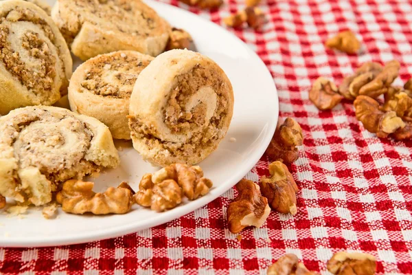 Walnut cookies — Stock Photo, Image