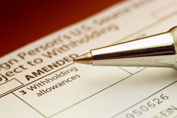 US tax form 1042 — Stock Photo, Image