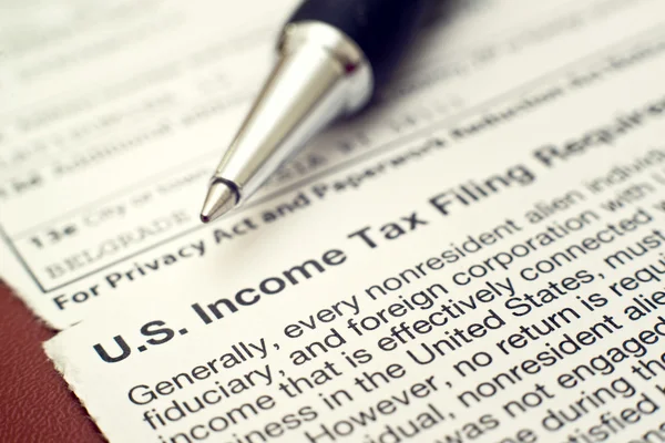 US tax form 1042 — Stock Photo, Image
