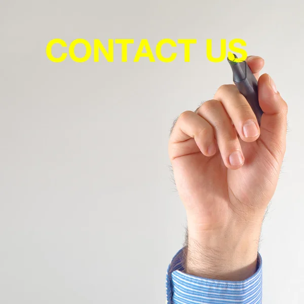 Contact us — Stock Photo, Image