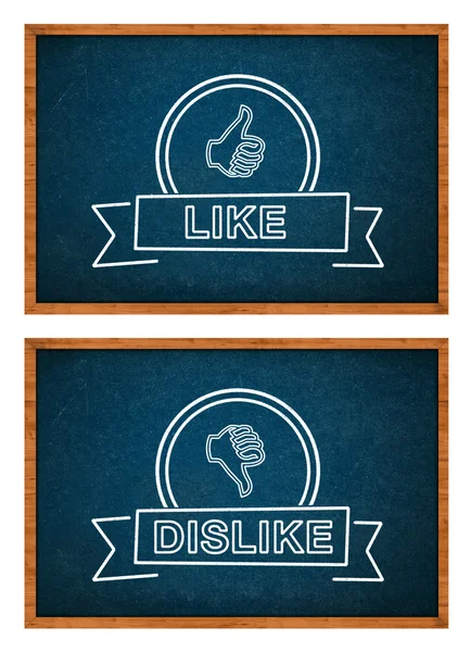 Like and Dislike button — Stock Photo, Image