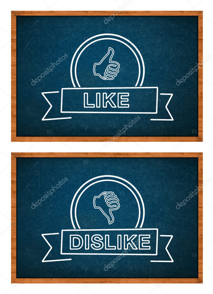 Like and Dislike button