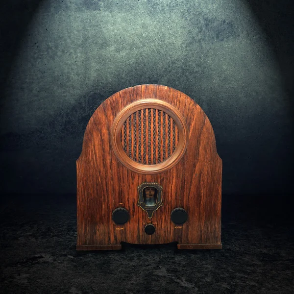 Vecchia radio vintage — Foto Stock