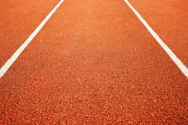 Atletizm koşu parkuru tüm hava