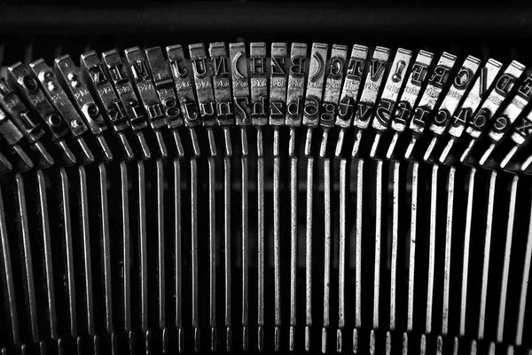 Detalhe da máquina de escrever vintage — Fotografia de Stock