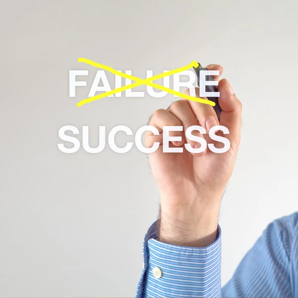 Провал или успех — стоковое фото