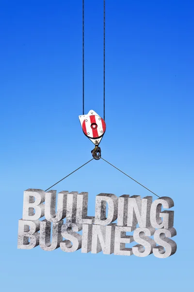 Building business in construction industry — Stock Photo, Image