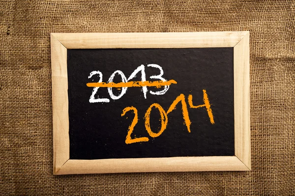 Happy new 2014th year — Stock Photo, Image