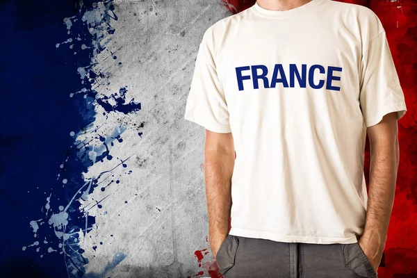 Vlajka Francie — Stock fotografie