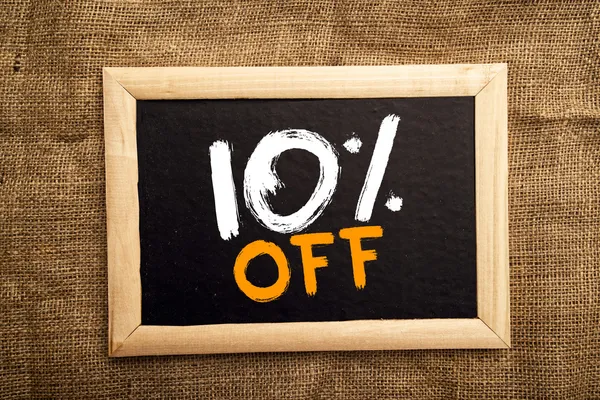 Ten percent off — Stock Photo, Image