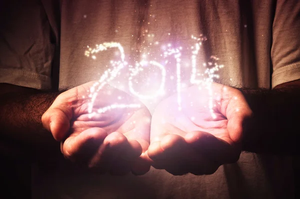 2014, Magic particles — Stock Photo, Image